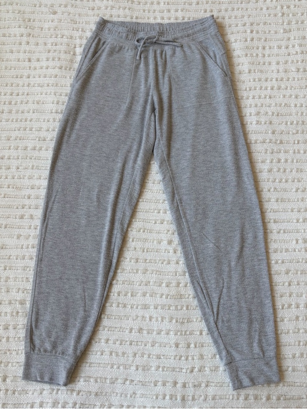 Alo Yoga Soho Jogger Sweatpant Athletic Heather Gray Size Small